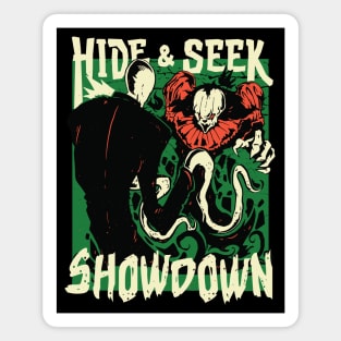 Horror Hide & Seek Showdown Magnet